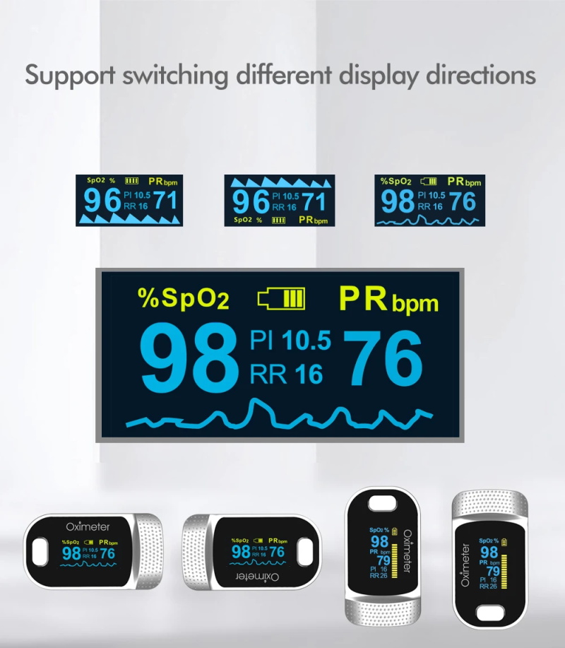 Finger pulse oximeter