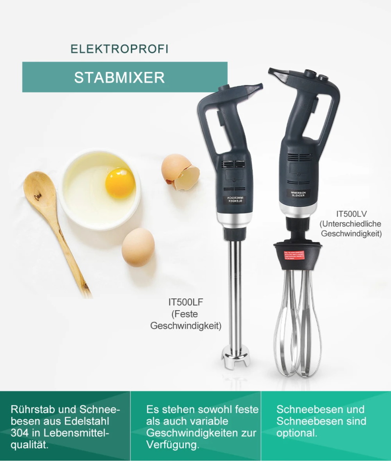 commercial high-performance hand mixer
