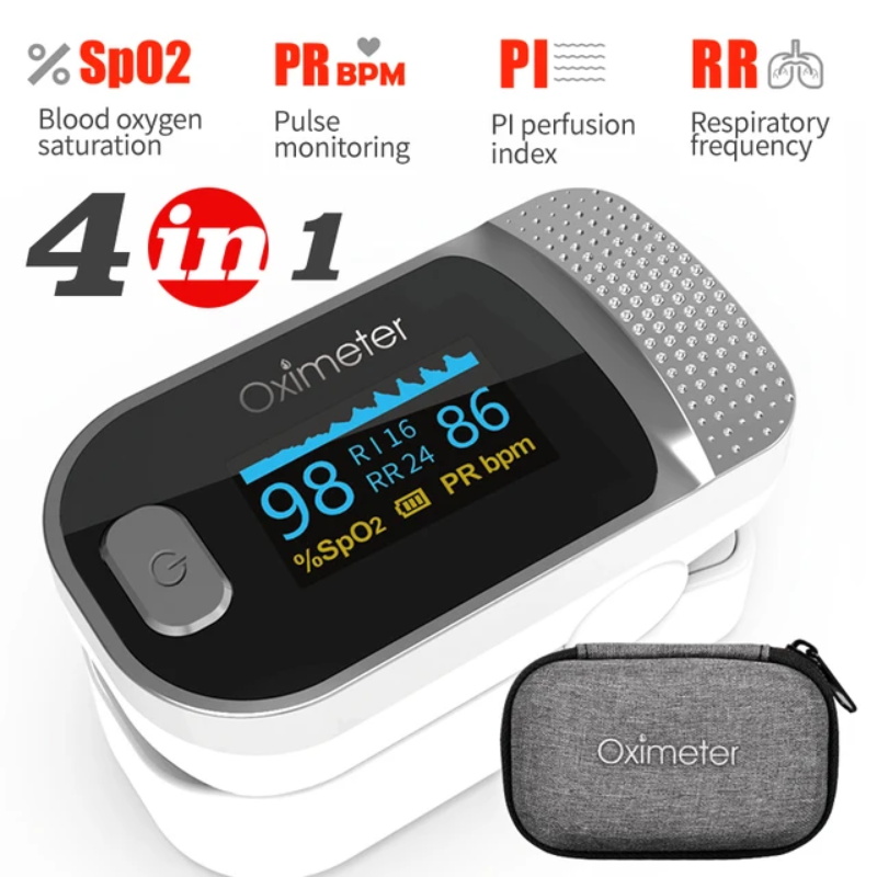 Finger pulse oximeter