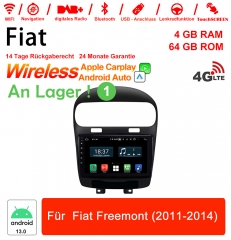 9 pouces Android 13.0 Autoradio / Multimedia 4 Go de RAM 64 Go de ROM pour Fiat Freemont 2011-2014 Built-in carplay/android auto