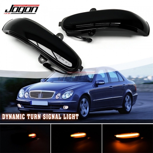 LED Dynamic Turn Signal Blinker Mirror Indicator Light Lamp For Mercedes Benz E Class W211 S211 2003-2009