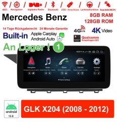 Qualcomm Snapdragon 685 8 Core Android 13 4G LTE Autoradio/Multimedia 8GB RAM 128GB ROM Für Benz GLK X204 2008-2012 NTG4.0 Built-in CarPlay