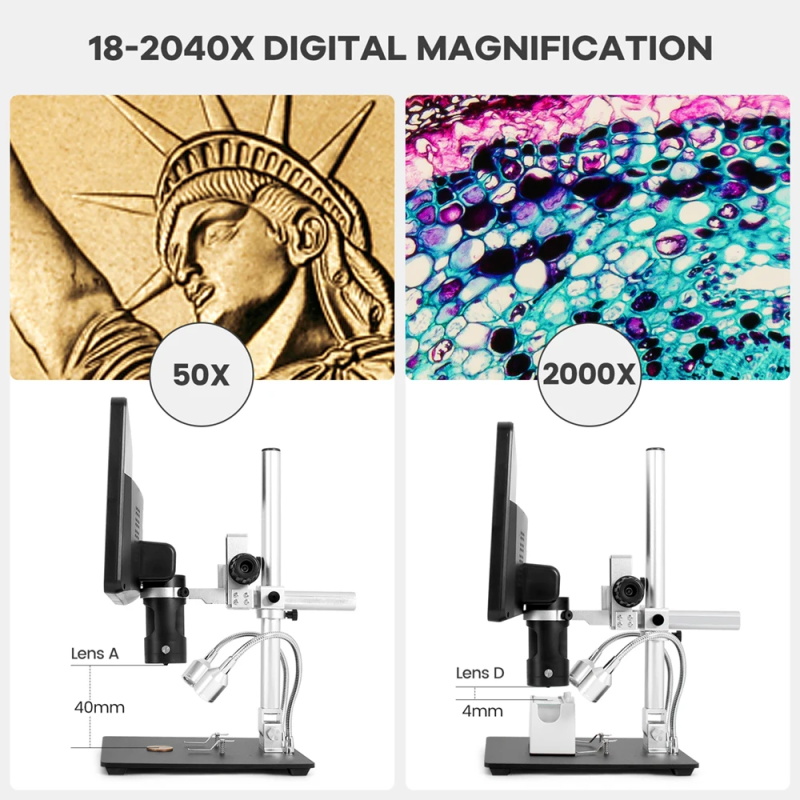 HDMI USB digital microscope