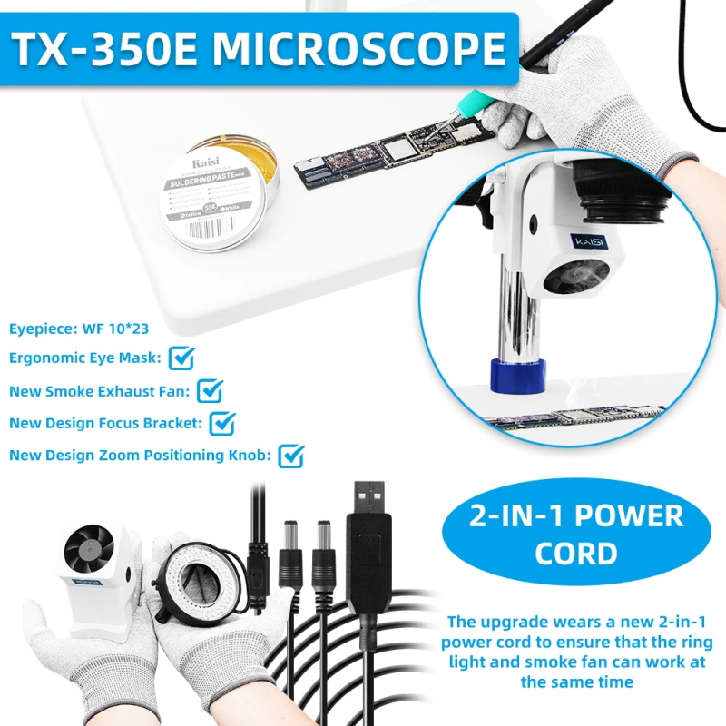 Trinocular Stereo Microscope