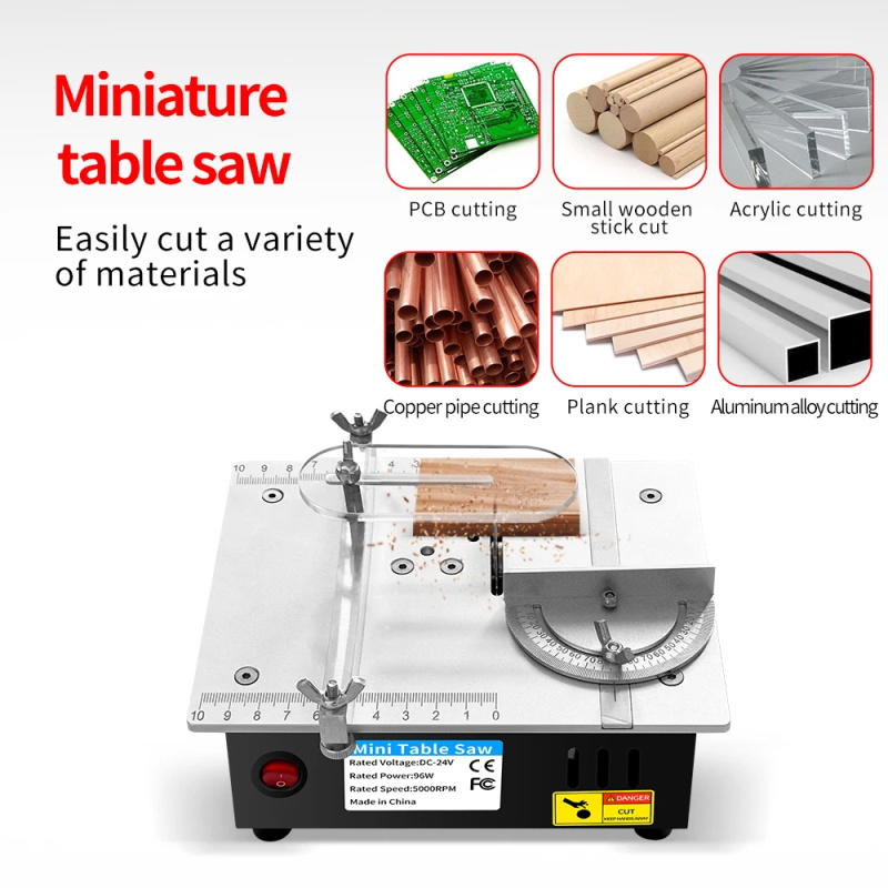 Mini multifunctional table saw