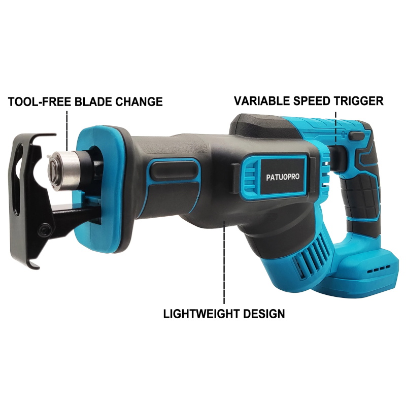 Cordless reciprocating saw chainsaw