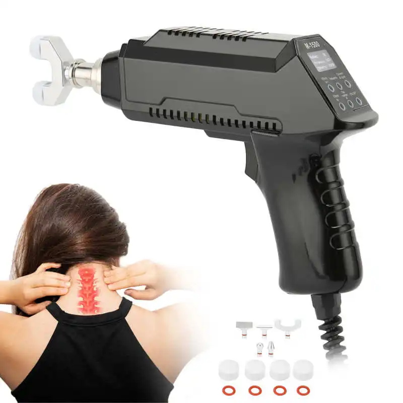 Electric spine massage device