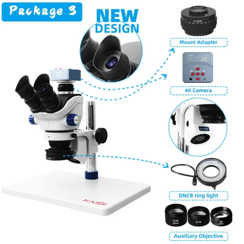 Trinocular Stereo Microscope