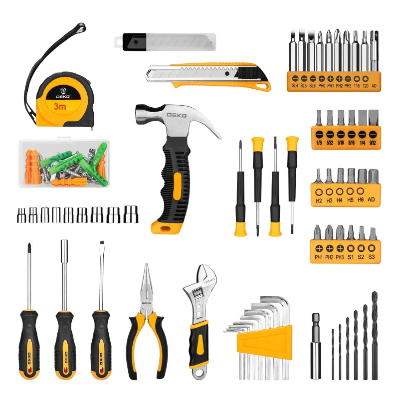 126pcs Elektrowerkzeug-Kombi-Kits