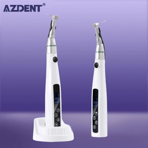 Azdent Dental Wireless Endo Motor Smart with LED light antique standard contra angle endodontic treatment root canal therapy tool