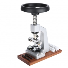 Ouvre-boîtier de montre de table, outils de montre avec base métallique, ensemble d'outils de démontage de boîtier de montre pour outils d'horloger