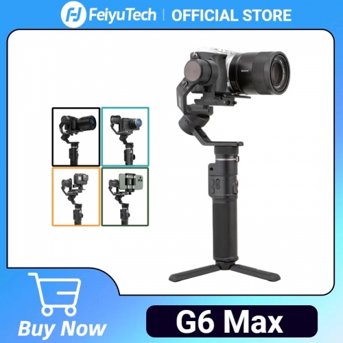 FeiyuTech G6 MAX All in One Gimbal Stabilizer 3 Axis Handheld Universal