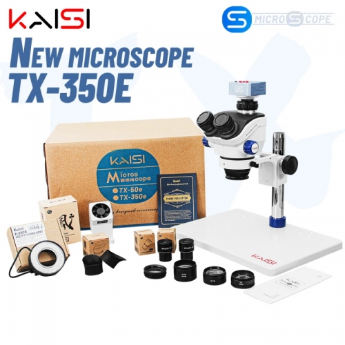 Microscope stéréo trinoculaire 1080p 4k, caméra vidéo HDMI, Zoom 3,5x-100x, simulateur de focale, oculaire Trin
