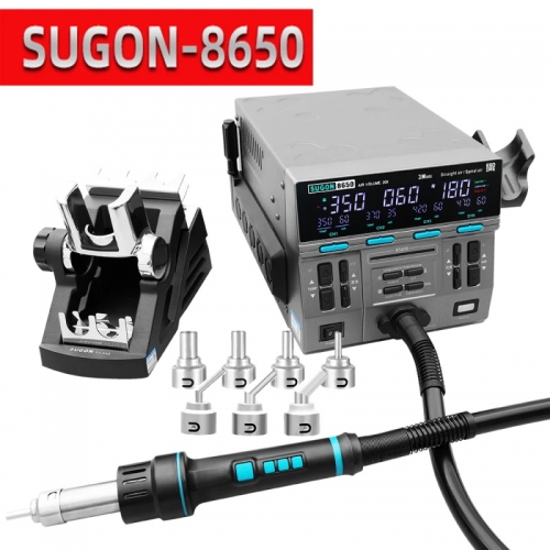 Sugon 1300w station de reprise à air chaud affichage numérique à 3 modes station de reprise intelligente BGA pour outil de réparation de puces PCB BGA