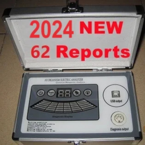 2024 Version 6.3.36 real 62 reports Quantum magnetic resonance body analyzer health analyze bio resonance device scanner nls