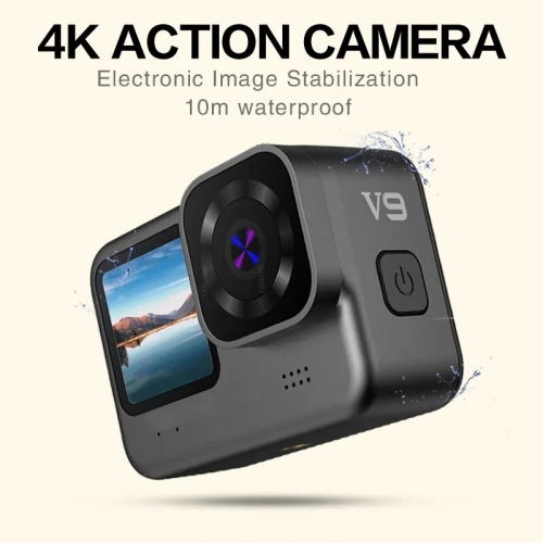 Cerastes 2024 new action camera 4k 60fps WiFi Anti-Shake go with remote screen waterproof sports camera Pro Drive recorder