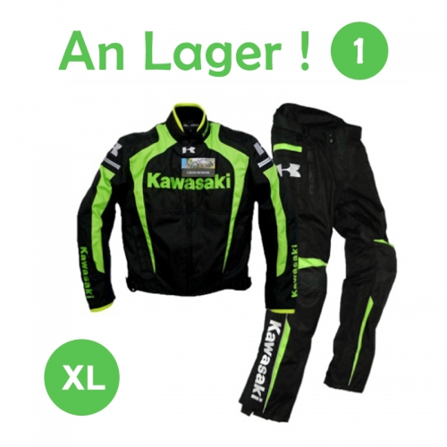 Kawasaki Kleidung / Oxford Jacke / Motorradjacke / Reitjacke und Hose / winddicht warm XL