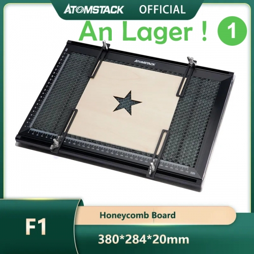 ATOMSTACK F1 Laser Honeycomb Wabentisch mit Klemme für Lasergravierer Graviermaschine Laser Arbeitsplatte Panel Board Plattform für CO2-Gravierer