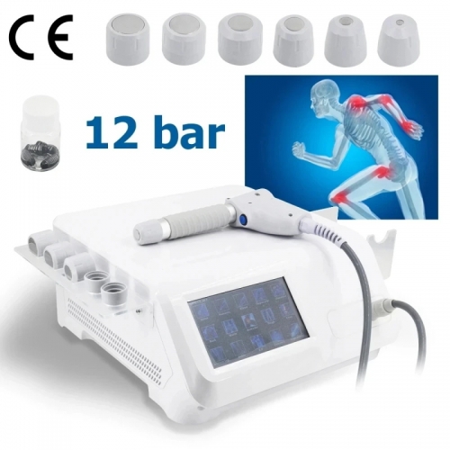 12bar radial new shockwave therapy ed treatment pain point soft part shoulder massage device pneumatic shockwave machine