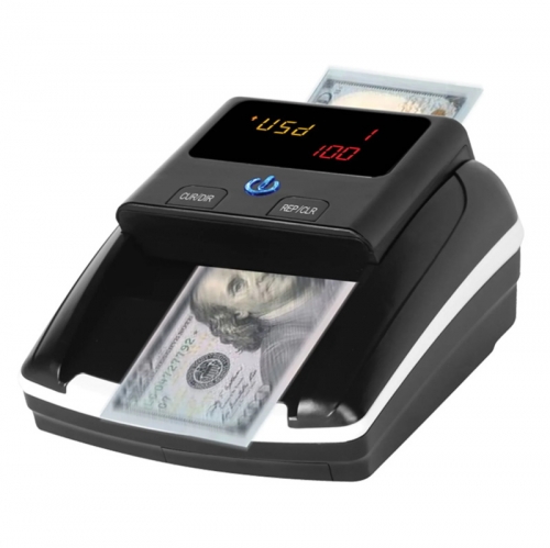 Money counter fake bill detector automatic money detection by UV mg ir image paper size thickness for Euro US Dollar