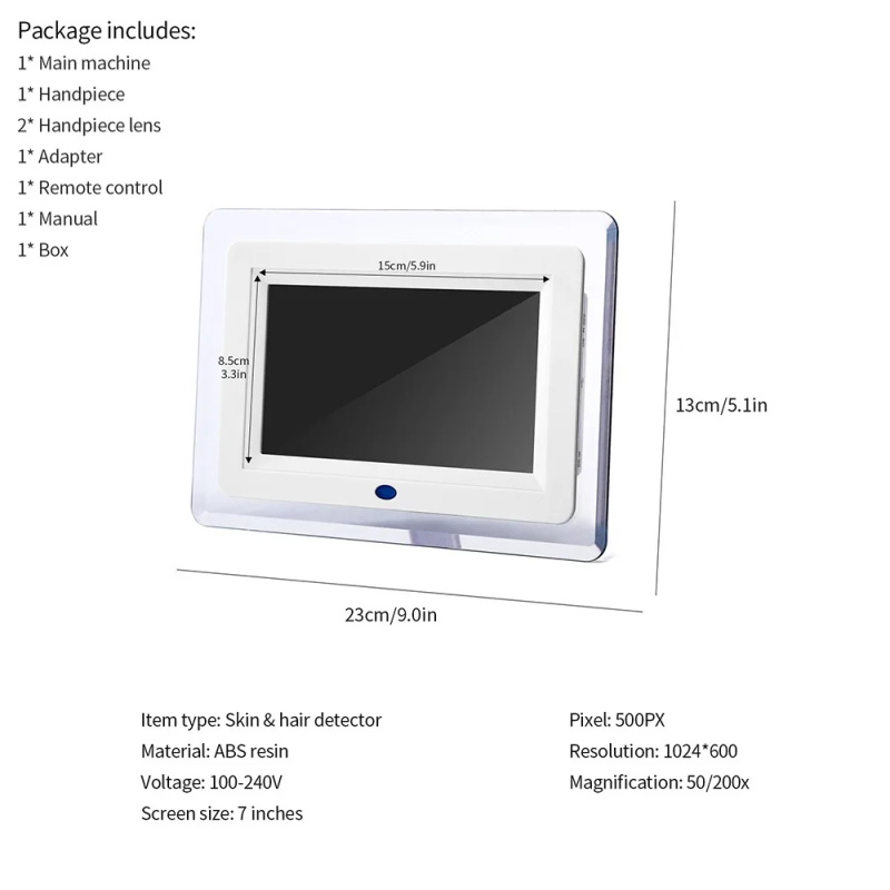 skin magnifier professional skin analyzer