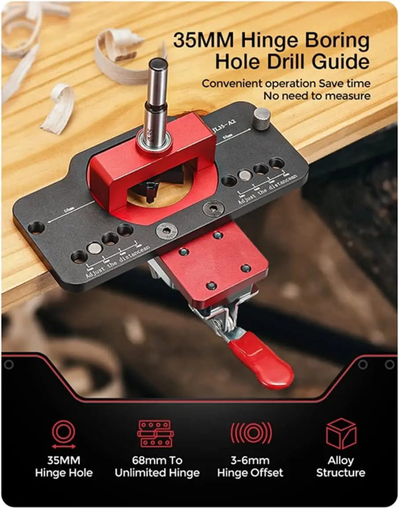 35mm Concealed Hinge Jig Kit