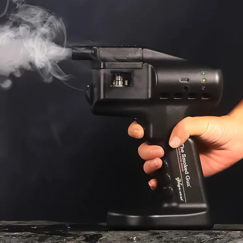 Hand held smoked bubble gun