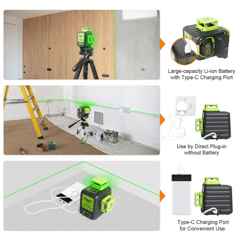 Green Laser Level Horizontale