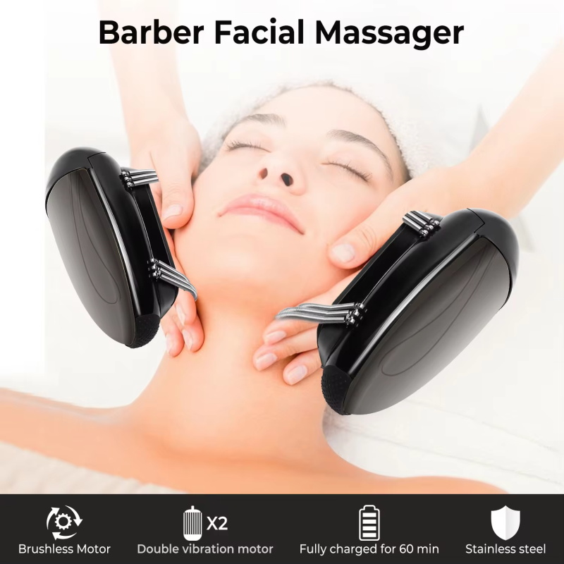 Hairdresser massage device