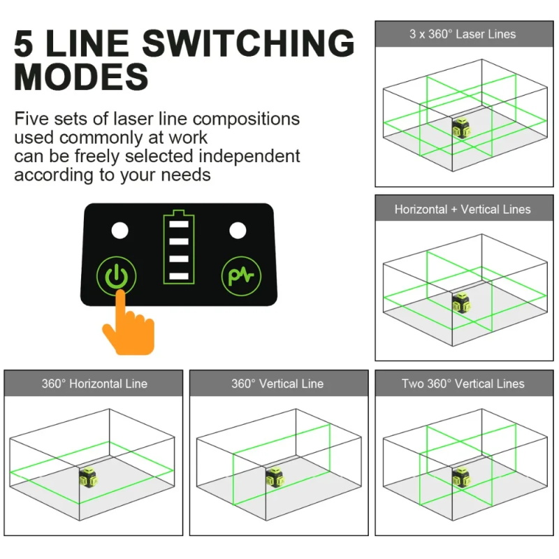 Green Laser Level Horizontal