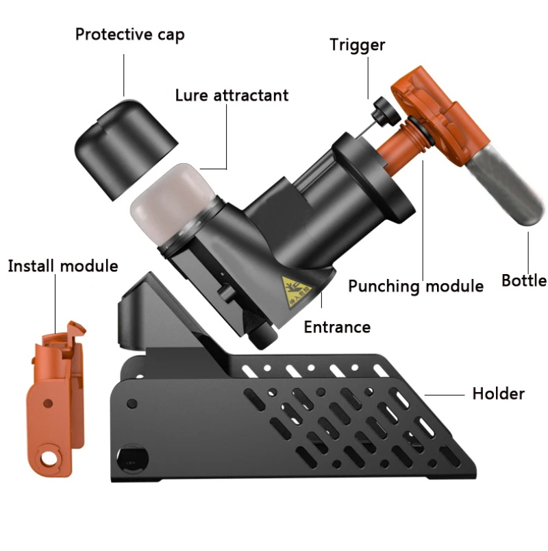 simple multi-catch mouse and rat trap