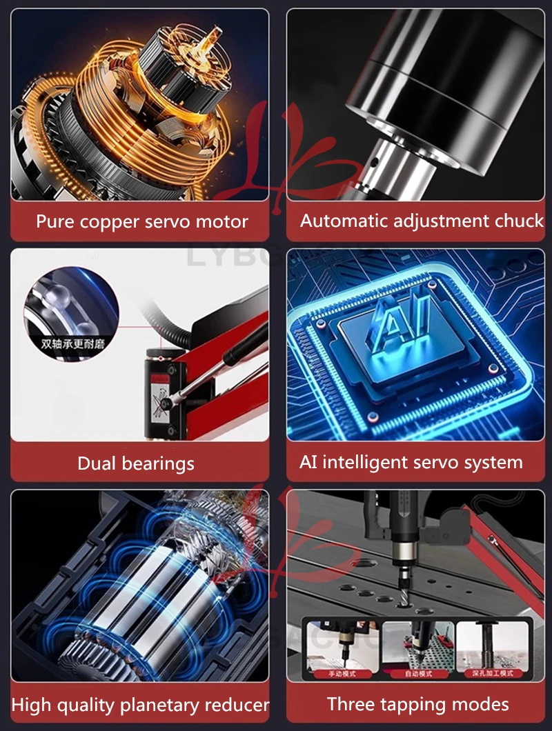 Machine de découpe de filetage électrique CNC