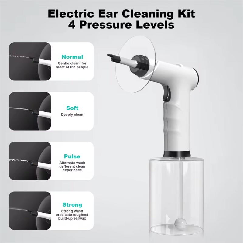 Electric earwax removal set