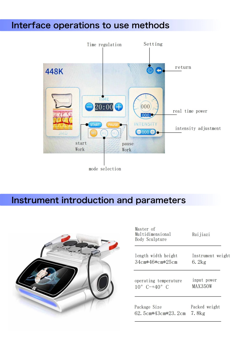 Diathermy Body Slimming Machine