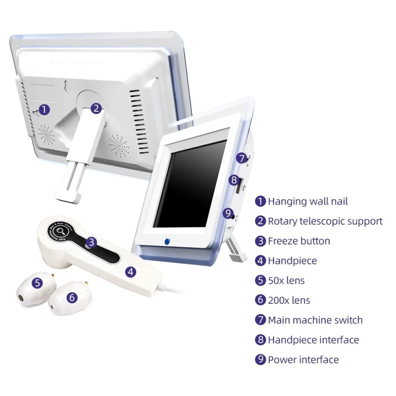 skin magnifier professional skin analyzer