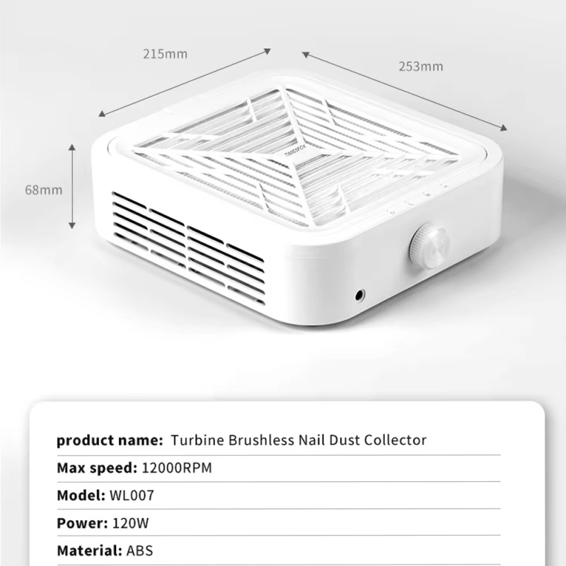 Bürstenloser Nagel-Staub kollektor der Turbine