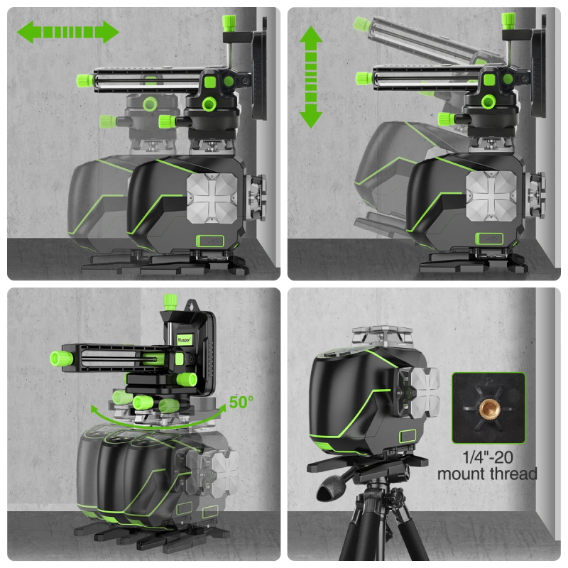 16 linien 4D Kreuz Linie Laser Ebene