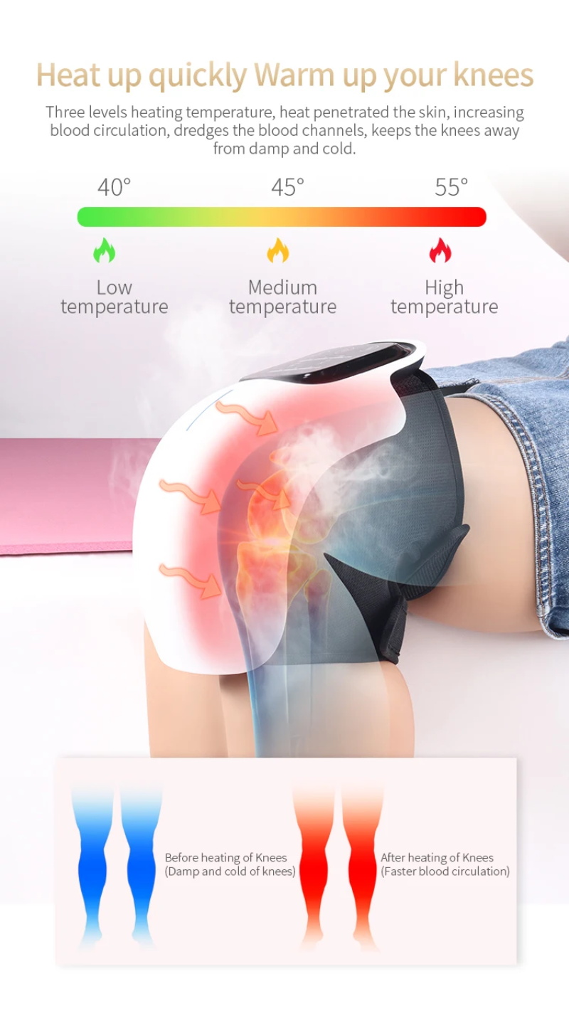 Knee massage device