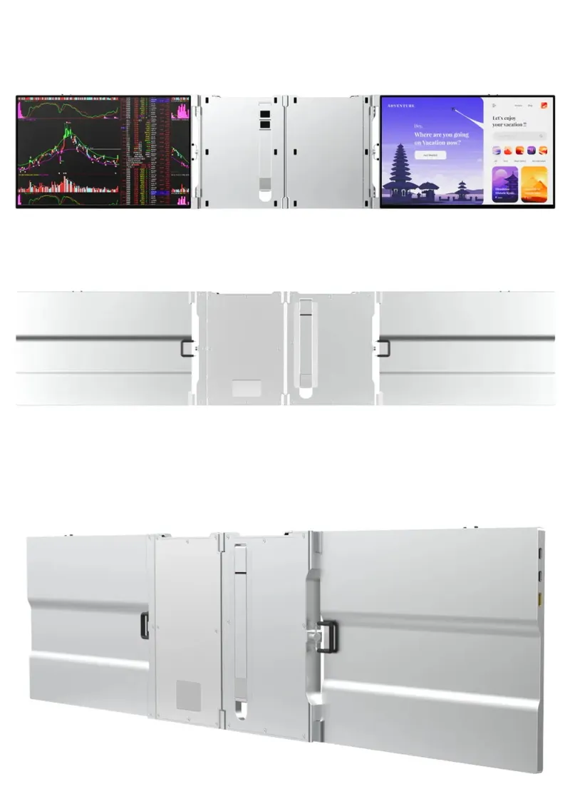 16-Zoll-Portable Triple-Screen