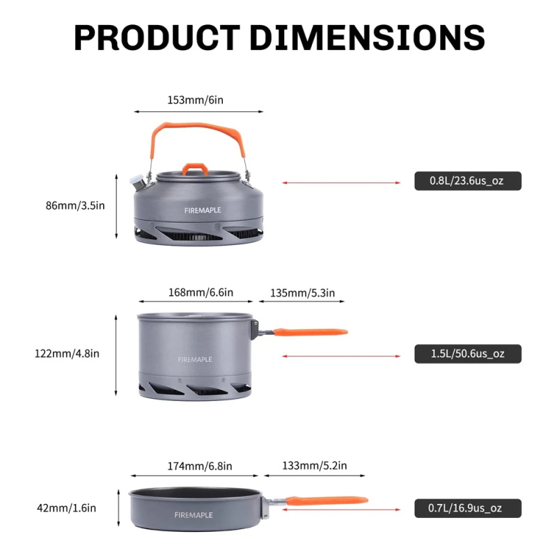 Fire Maple Camping Cookware