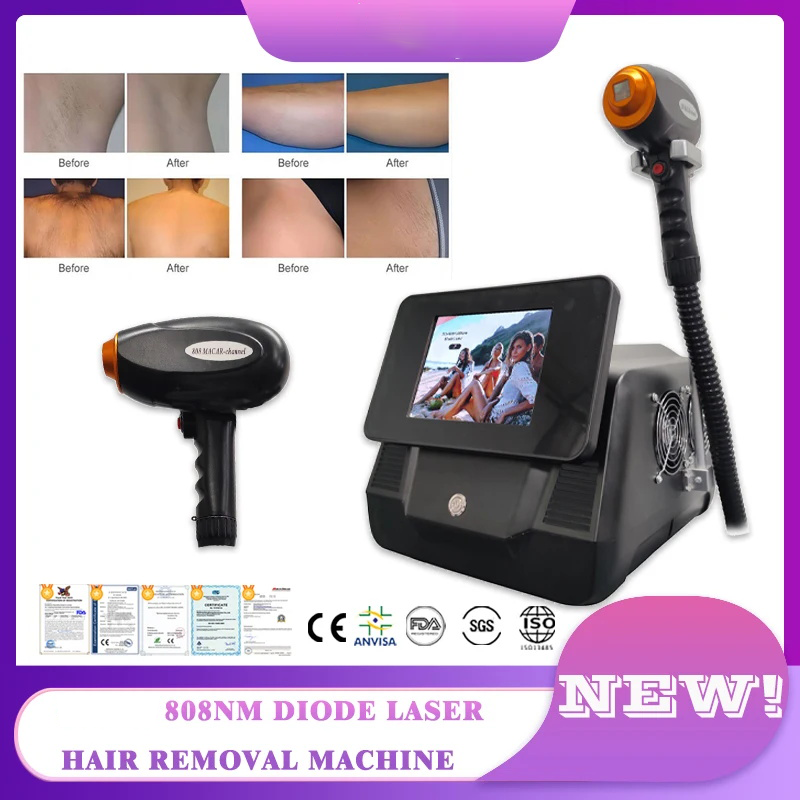 Diode laser hair removal machine