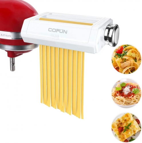 3 in 1 pasta maker parts for Kitchen aid Fettuccine Cutter Roller attachment Stand mixer for Kitchen aid Pasta Food Accessories