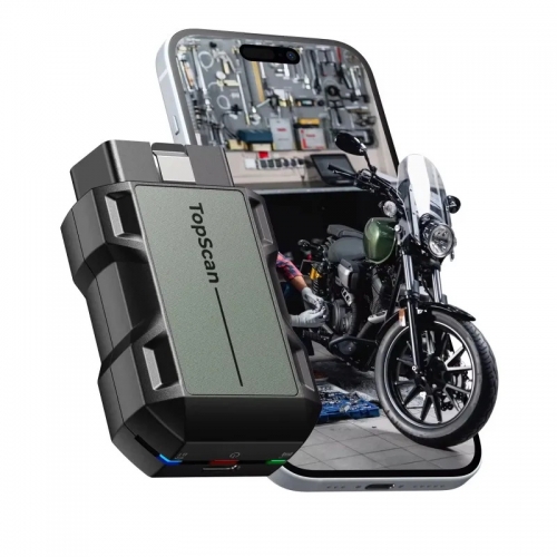 Topdon topscan moto auto scan voiture moto outils de diagnostic moteur obd2 scanner outil professionnel universel