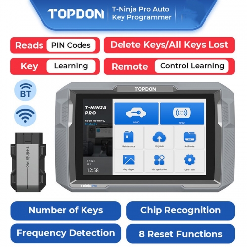 TOPDON T-Ninja Pro IMMO Schlüssel Programmierung Diagnose Scanner Tool