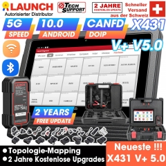 LAUNCH X431 PRO3 V+ V5.0 OBD2 EOBD Diagnosegerät Diagnose Werkzeuge WiFi Bluetooth Android Full System OBD2 Scanner Scann-Tool