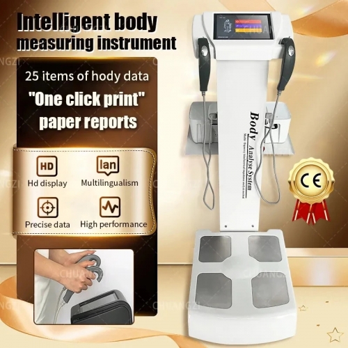 2024 corps humain intelligent d'échelle d'analyseur de santé d'élément d'échelle de graisse de corps d'imprimante de machine