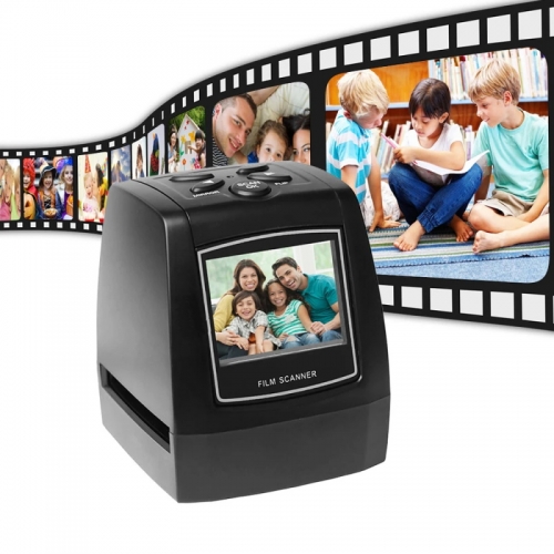 Portable negative film canner 35/135mm slide film converter photo digital image viewer with built-in 3.5 inch LCD editing software