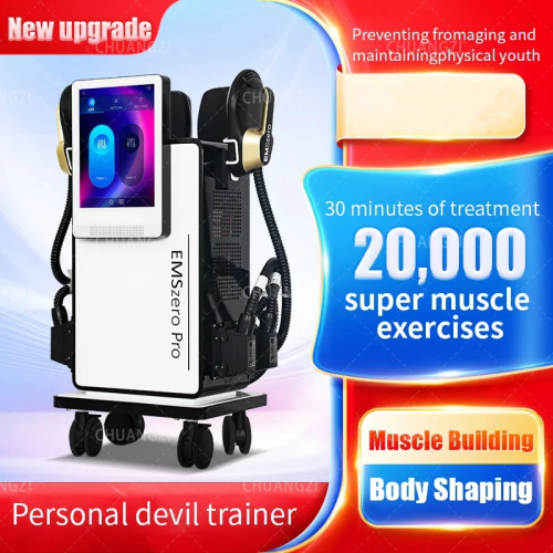 Emszero neo rf machine 6500w Hiemt body sculpt machine 4 handle pelvic pad ems muscle stimulator