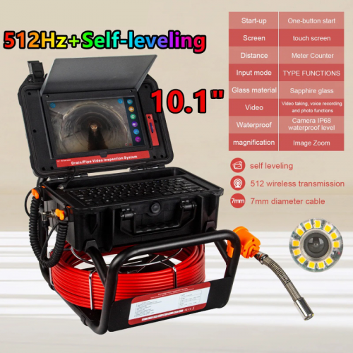 512Hz Sender Sonde für Pipeline-Standort Endoskop Bild selbst nivellierende DVR, Syanspan 23mm Abflussrohr Inspektions kamera wasserdichtes IP68