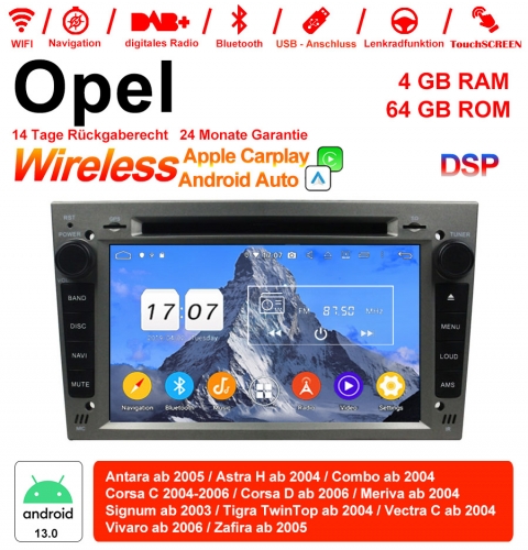 7 Zoll Android 13.0 Autoradio/Multimedia 4GB RAM 64GB ROM Für Opel Astra Antara Corsa Vectra Zafira Meriva Built-in Carplay/Android Auto